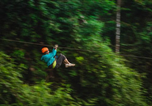 Zipline Sky Adventure, Tram Teleferic and Volcano Views